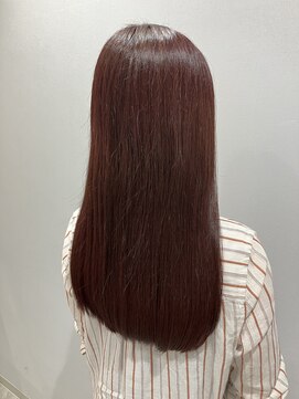 ルシードスタイルレーヴ(LUCIDO STYLE REVE) ロングスタイル、ピンクブラウンカラー