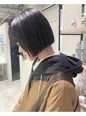 黒髪ボブ