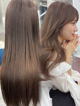 エヌアイ オモテサンドウ(ni omotesando) 憧れ韓国くびれヘア/顔まわりカットレイヤーカット艶髪黒髪