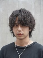 フィフス トウキョウ (fifth TOKYO) メンズマッシュウルフパーマサーフカール波巻きスパイラルパーマ