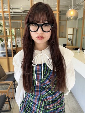 フェリアファム 北千里(FERIA fam) 重めバング×フェイスレイヤー