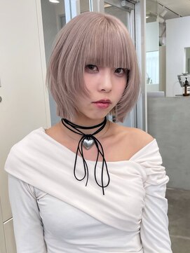 ジーナ(XENA) ケアブリーチ×ハイトーン×ラベンダーアッシュ(渋谷)