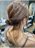 シニヨンアレンジ