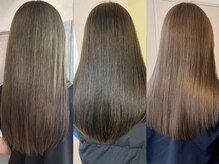 ULTOWAトリートメントと美髪カラーの組み合わせで見た目も手触りも誰もが憧れる美髪へ♪