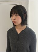 【YOKE】くびれボブオリーブグレージュ顔周りカット透明感カラー