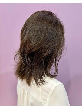 レジュール Rejouir レイヤーカット×オリーブカラー 20代30代40代50代