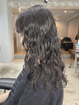 アーク 表参道(arc) 黒髪×ロングウェーブパーマ