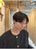 【ステップボーンカット】メンズセンターパートボブ