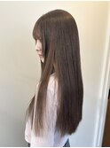 ダブルカラーで作る柔らかいブラウン