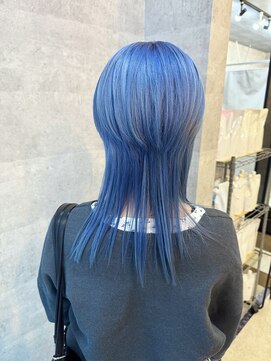 ブレイブ ヘアデザイン(BRaeVE hair design) クラゲヘアー＆スカイブルー