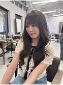 韓国ヘア/レイヤーカット/髪質改善/顔周りカット/ベージュ