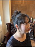 メイクアップ　ヘアセット