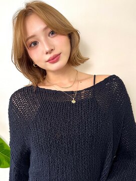 イヴォーク トーキョー(EVOKE TOKYO) かきあげ前髪カーテンバングレイヤーカットボブレイヤーカット