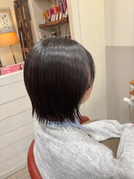 シャープな爽やかボブ