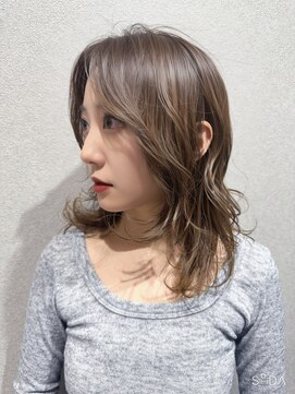 ナミウェーブ顔まわりレイヤー