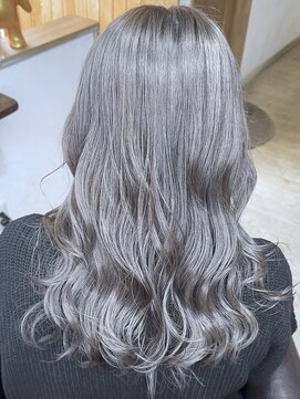 ブレイズヘアー(BLAZEhair) 【ブリーチ必須】グレージュ×ブリーチ2回