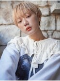 大人可愛い20代30代40代ひし形小顔丸みマッシュショート