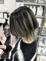 イブヘアー(eve hair)&nbsp;☆ウルフレイヤーカット/アンブレラカラー/グレーカラー