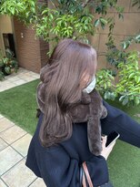 イオエ 西梅田(ioe)&nbsp;ブリーチなしカラー／髪質改善/ミルクティーベージュ/小顔へア