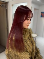 ペレ 原宿(PELE) ダブルカラー/ケアブリーチ/羽エクステ/原宿