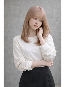 アグ ヘアー ロジェット 松本桐店(Agu hair rojet) ホワイトピンクベージュ◎