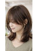 顔周りレイヤーミディ