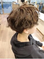 イング(ING)&nbsp;マッシュショート無造作パーマ