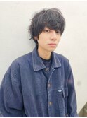 抜け感無造作ほつれパーマ/大人メンズパーマアンニュイパーマ