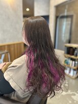 ニッケ ヘアーデザイン(nikke hair design)&nbsp;レディーススタイル　インナーカラー