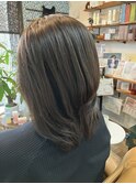 お白髪活かしぼかしケアカラー＋カット＋髪TR