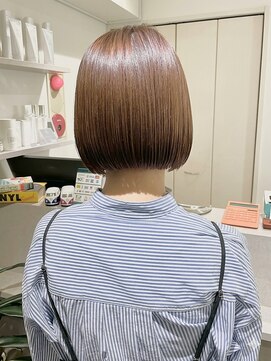 ピークス 千葉店(Peaks) 丸みショートボブ/レイヤー/20代30代40代50代/顔周りカット