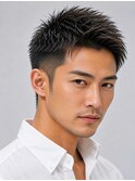大人人気ビジネスジェントルショートツーブロック刈り上げ短髪