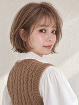リエラ 池袋西口(Riela)&nbsp;透け感ミルクティーボブ　＃池袋