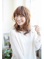 フレイムスヘアーアンドリラックス 西川口店&nbsp;『ふわっと空気感×厚めバング』おしゃれママミディ♪【西川口】