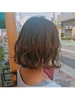 ハブコヘアスパ(HaBCo hair spa) 切りっぱなしボブ×透明感カラー