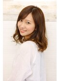 giraffe【太智花 悠介】リラックスカール大人かわいいセミディ.