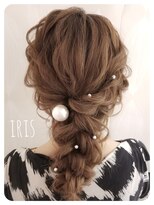 ヘアセットサロン イリス(IRIS) IRIS☆キレイめ編みおろしヘア☆