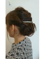 ファルコヘア 立川店(FALCO hair)&nbsp;編み込みネープシニオンスタイル