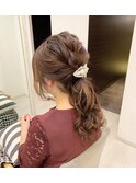 ShellBearヘアアレンジ☆振袖/袴/着物/銀座/東銀座/ヘアセット