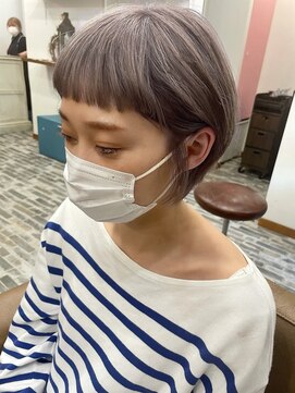 ヘアーサロン 6(hair salon) ペールパープルシルバーベージュ