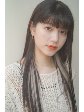 レジュアル(RESSUAL) 前髪 くびれミディ イヤリングカラー ラベンダーカラー