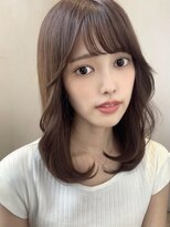 シルクレイ 吉祥寺店(Silk-lei) フェザーバング大人かわいいベージュ20代30代/Silk-lei吉祥寺