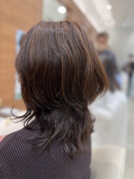 イマージュ アヴェダ 八王子店(Image AVEDA) ロングマッシュウルフカットbyステップボーンカット