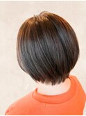 大人可愛い☆20代30代40代◎前下がりひし形ショートボブ