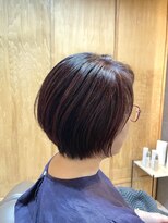 ロエ 平尾山荘(loe)&nbsp;【脱白髪染めハイライト】×ローズピンク