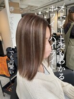 ラフ 難波店(LAFF)&nbsp;#黒髪#ボブルフ#ネビージュ#小顔#ワンレン