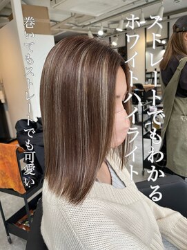 ラフ 難波店(LAFF) #黒髪#ボブルフ#ネビージュ#小顔#ワンレン