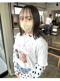 前髪インナーカラーケアブリーチ