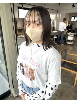 ザ オーダー(THE ORDER) 前髪インナーカラーケアブリーチ
