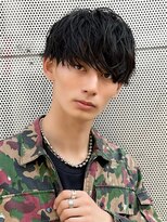 アーリー(Ali'i)&nbsp;ソフトツイストパーマサイドパートマッシュショートメンズカット